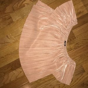Missguided Off the Shoulder flow crop top
